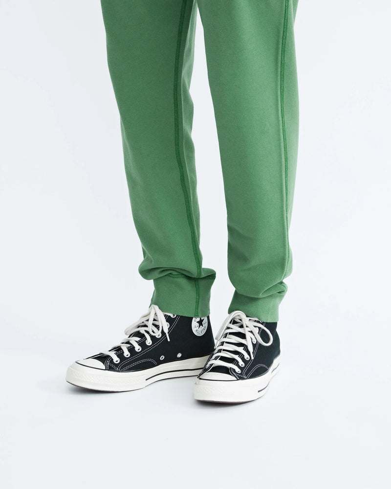 Reigning Champ Lightweight Terry Slim Sweatpant in Jade