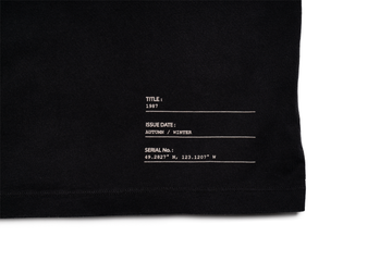 Neon denim Brand "1987" T-Shirt