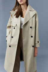 Mackage TRISHA 2-In-1 trench coat with hooded bib