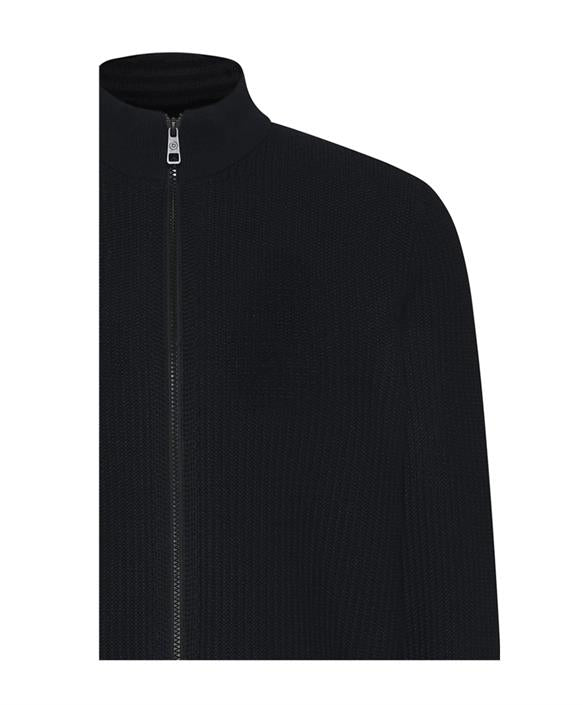 Bugatti Knit Wool Blend Zip Sweater