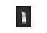 BOSS Crosstown money clip in Italian-leather with polished logo