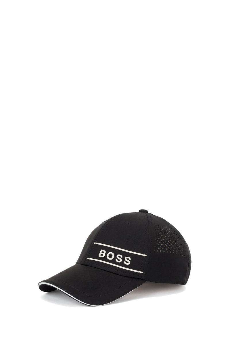 BOSS Water-repellent logo cap with side perforations