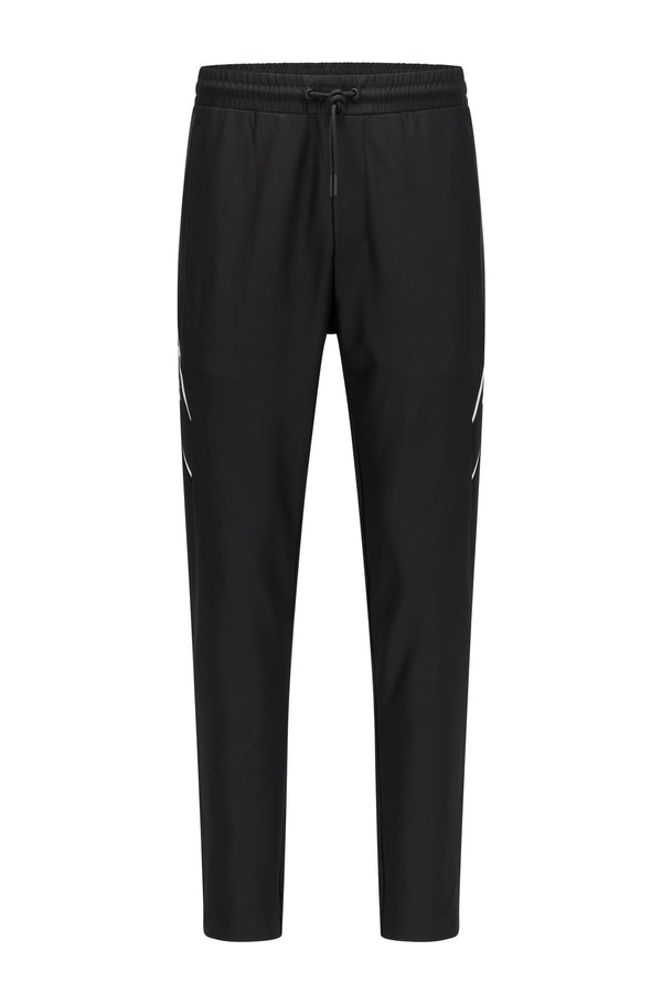 BOSS Slim-fit tracksuit bottoms with logo tape