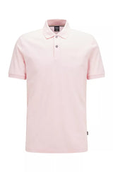 BOSS Pallas Organic-cotton polo shirt with embroidered logo