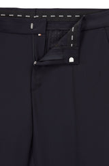 BOSS H-Genius formal trousers in virgin-wool serge