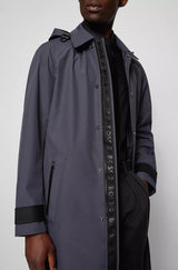 BOSS Cunner water-repellant softshell jacket in performance fabric