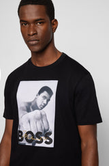 BOSS x Muhammad Ali Interlock-cotton t-shirt