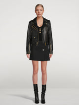moose knuckles bond leather motto jacket