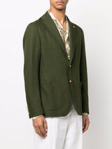 Tagliatore waffle-effect single-breasted blazer