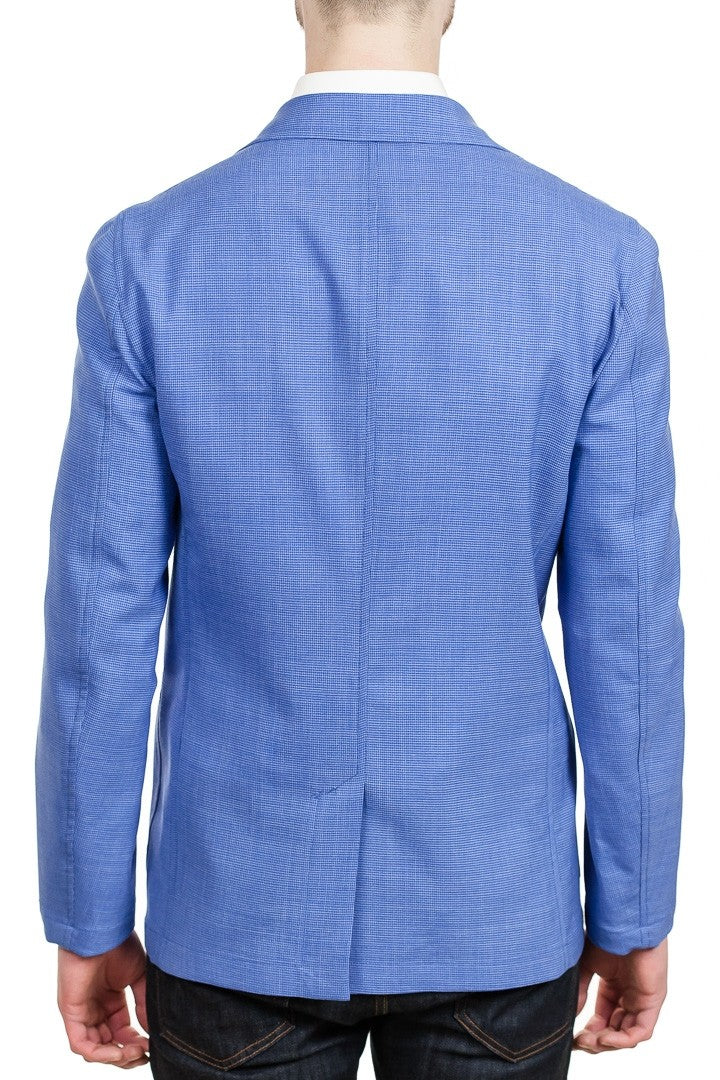 Angelo Nardelli Two-Button Blazer in Blue