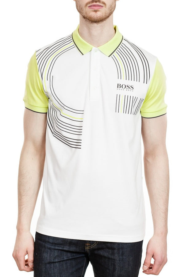 BOSS Paddy Pro 2 Performance Polo in White