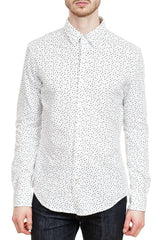 BOSS Ronni Slim-Fit Cotton Jersey Shirt in White