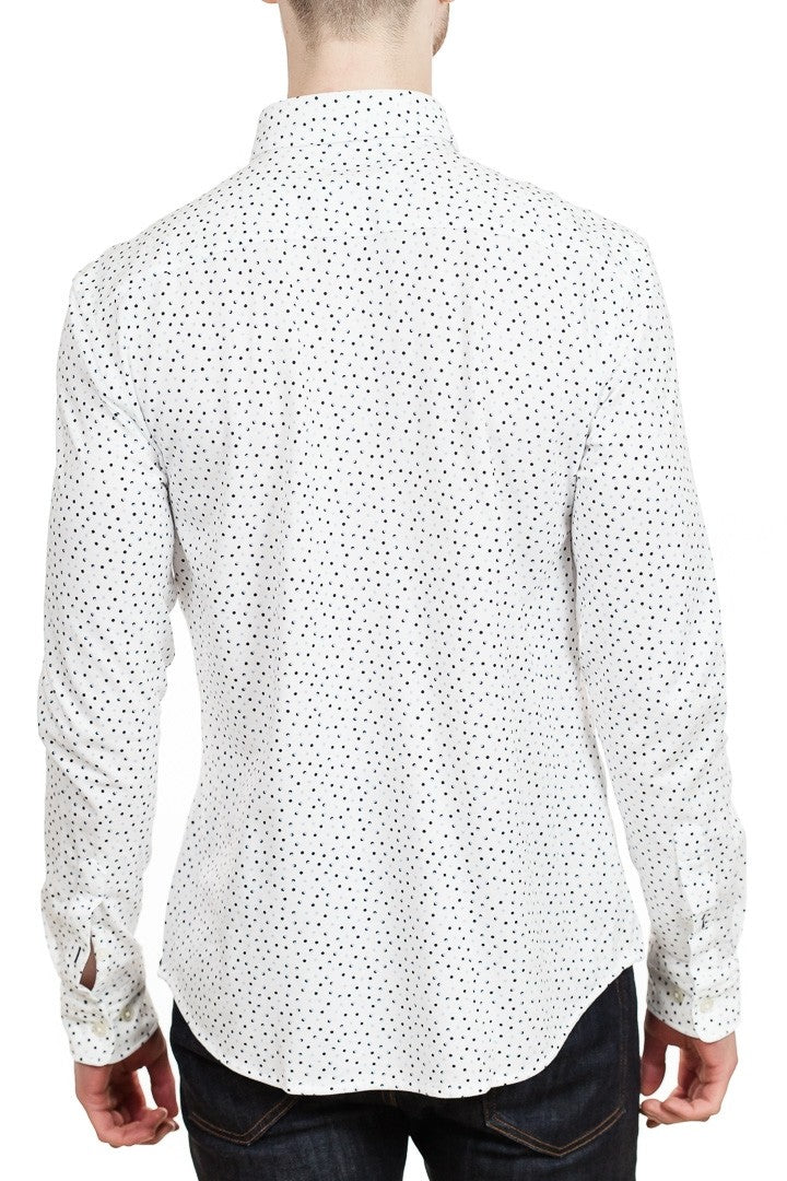 BOSS Ronni Slim-Fit Cotton Jersey Shirt in White