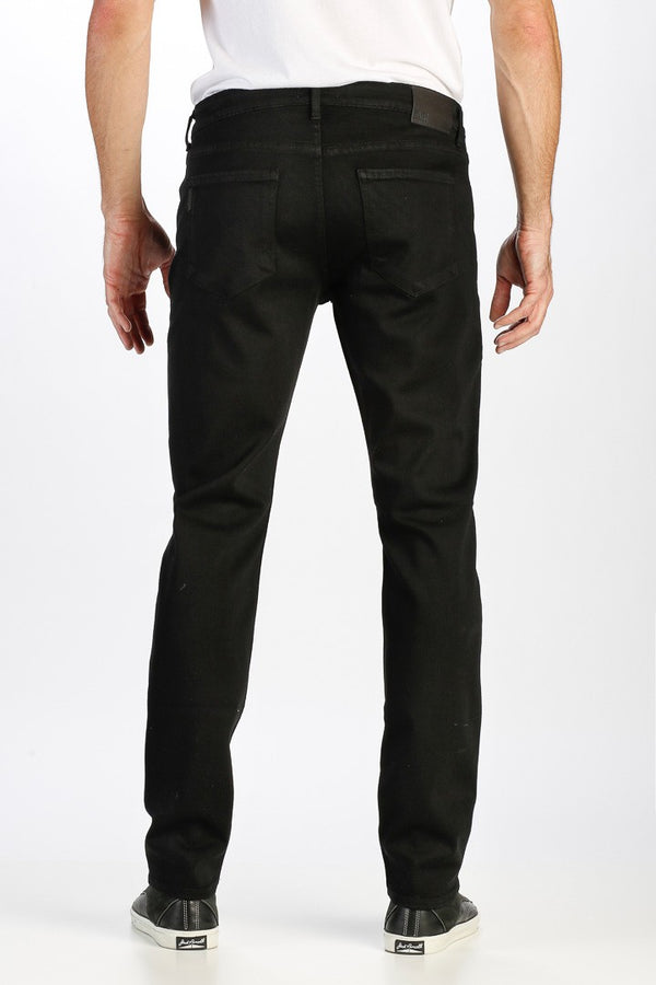 PAIGE Lennox Skinny Fit Jeans in Black Shadow