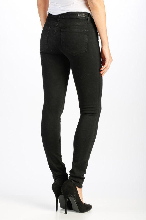 PAIGE Verdugo Ultra Skinny Fit Jeans in Black Shadow